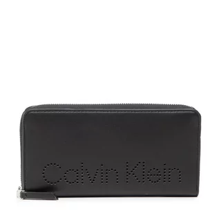 Portfele - Calvin Klein Duży Portfel Damski Ck Set Wallet Z/A Lg K60K609191 BAX - grafika 1