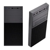 Akcesoria do komputerów stacjonarnych - Przedni panel do obudowy FORNAX K300 Gembird Front panel czarny - miniaturka - grafika 1