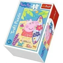 Trefl Puzzle 54 mini Wesoły dzień Świnki Peppy 2 - Puzzle - miniaturka - grafika 1