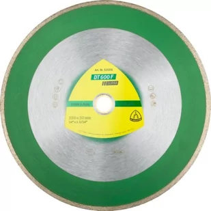 Klingspor Tarcza diamentowa pełna do ceramiki DT600F, 300x2,0x30/25,4 mm - Akcesoria do elektronarzędzi - miniaturka - grafika 1