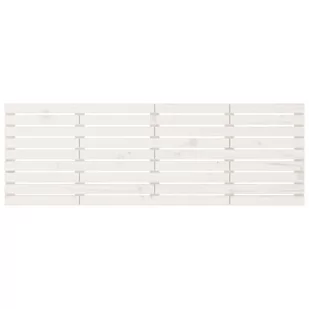 Wezgłowie łóżka, białe, 166x3x63 cm, lite drewno sosnowe Lumarko - Inne meble do sypialni - miniaturka - grafika 1