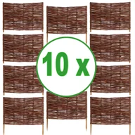 Ogrodzenia - PALISADA OGRODOWA 60cmx40cm - 10 SZTUK PŁOTEK WIKLINOWY OBRZEŻE PRODUCENT - miniaturka - grafika 1