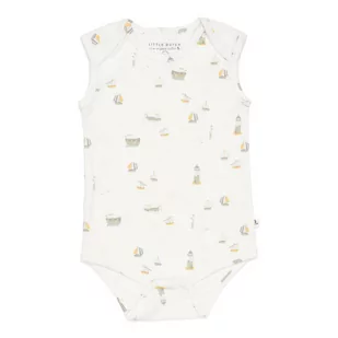 Little Dutch Body Bez Rękawków Sailors Bay White 50/56Cm Cl10721600 - Body dla niemowląt - miniaturka - grafika 1