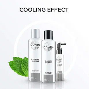 Nioxin Hair System 1 Kit W Kosmetyki Zestaw kosmetyków 150ml System 1 Cleanser Shampoo + 150ml System 1 Scalp Revitaliser Conditioner + 50ml System 1 Scalp Treatment 49229 - Zestawy kosmetyków damskich - miniaturka - grafika 7