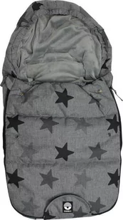 Dooky śpiworek dziecięcy Footmuff rozmiar S Grey Stars DeLuxe - Śpiworki dla dzieci - miniaturka - grafika 1