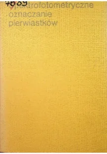 Spektrofotometryczne oznaczania pierwiastków - Chemia - miniaturka - grafika 1