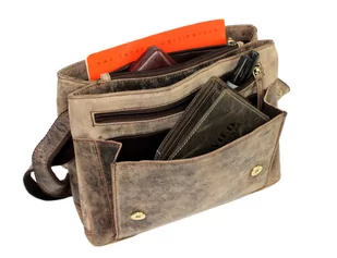 Ekskluzywna Torba Męska Skórzana BETLEWSKI Skóra Naturalna Średnia TBG-HT-205 - Torby męskie - miniaturka - grafika 4