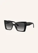 Okulary przeciwsłoneczne - Jimmy Choo Okulary Przeciwsłoneczne jc5001b Z Ozdobnymi Kamykami schwarz - JIMMY CHOO - miniaturka - grafika 1