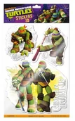 Powieści - Euro-Trade Zestaw naklejek 3D na ścianę Turtles - miniaturka - grafika 1