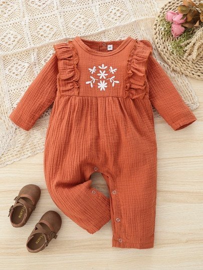 SHEIN KOMBINEZON DZIECIĘCY POMARAŃCZOWY 80 V3W