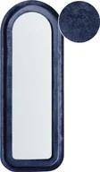 Lustra - BELIANI Lustro ścienne ciemnoniebieskie rama z płyty MDF szkło 60 x 160 cm nieregularny kształt nowoczesny stylReplika acyjna ozdoba wisząca - miniaturka - grafika 1