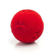 Zabawki sensoryczne - Rubbabu Sensoryczna piłka wycinanki - czerwona - - miniaturka - grafika 1