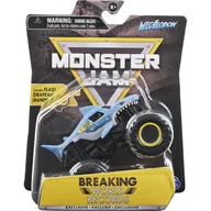 Samochody i pojazdy dla dzieci - MONSTER JAM TRUCK AUTO TERENOWE 1-PAK BREAKING WORLD RECORDS MEGALODON 1:64 - miniaturka - grafika 1