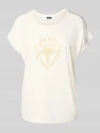 Koszulki i topy damskie - T-shirt z nadrukiem z logo model ‘TEJA’ - miniaturka - grafika 1