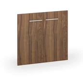 Inne meble biurowe - Drzwi skrzydłowe, para, wysokość 695 mm, orzech - miniaturka - grafika 1