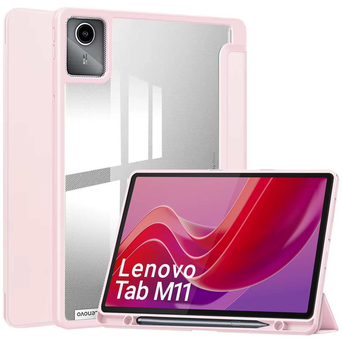 Etui Smart Crystal Lenovo Tab M11 TB330FU - Pink