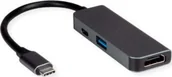 Złącza, przejściówki, adaptery - Value Adapter AV Adapter USB typu C - HDMI + USB 3.2 Gen 1 A + PD typu C - miniaturka - grafika 1