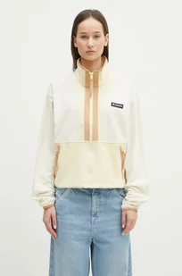 Columbia bluza polarowa Backbowl II FZ Fleece kolor żółty wzorzysta 2092163 - Bluzy damskie - miniaturka - grafika 1