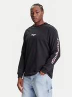 Bluzy męskie - Quiksilver Bluza Mercury Old English Ls EQYZT08169 Czarny Comfort Fit - miniaturka - grafika 1