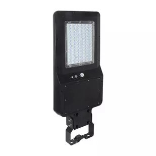 V-tac Oprawa Uliczna Solarna 40W LED Czarna IP65 120lm/W VT-ST42 4000K 4800lm 3 Lata Gwarancji SKU 5503 - Lampy ogrodowe - miniaturka - grafika 1