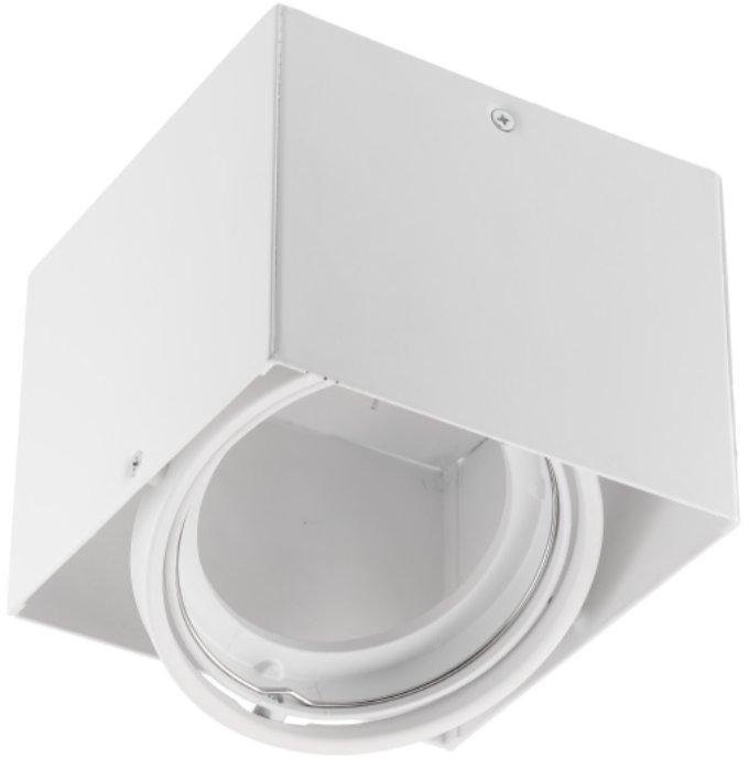Lampa sufitowa GTV Oprawa sufitowa downlight natynkowa Pireo 1xAR111 biała GTV