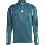 Bluzy męskie - Bluza męska adidas Tiro 23 C Wintop turkusowa IL3207 S - miniaturka - grafika 1