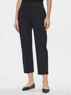 Spodnie damskie - Tommy Hilfiger Chinosy WW0WW40504 Granatowy Regular Fit - miniaturka - grafika 1