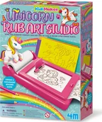 Zabawki kreatywne - 4M 4M KidzMaker DIY set Unicorn Rub Art Studio - miniaturka - grafika 1