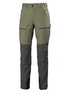 Spodnie sportowe damskie - Helly Hansen Spodnie funkcyjne "Verglas Tur" - Regular fit - w kolorze oliwkowo-antracytowym - miniaturka - grafika 1