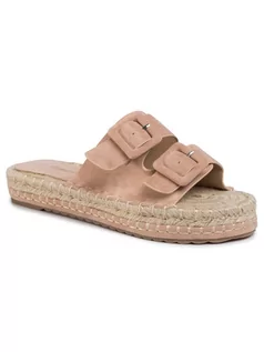 Espadryle damskie - Deezee Espadryle WSS20301-01 Różowy - grafika 1