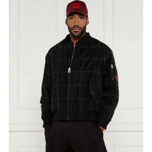 HUGO Kurtka bomber Baldo HUGO X RACING BULLS Regular Fit - Kurtki męskie - miniaturka - grafika 1