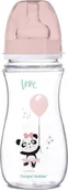 Butelki dla niemowląt - Canpol Butelka 300 ml EasyStart Exotic Animals róż 35/222 Canpol babies - miniaturka - grafika 1
