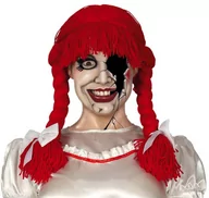 Dodatki do strojów karnawałowych - Peruka Czerwone Warkocze - miniaturka - grafika 1