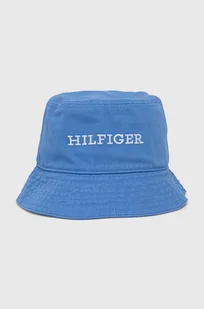 Tommy Hilfiger kapelusz bawełniany kolor niebieski bawełniany - Czapki męskie - miniaturka - grafika 1