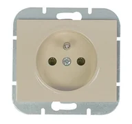 Gniazdka elektryczne - Abex Gniazdo pojedyncze z/u ONYX - beżowy - miniaturka - grafika 1