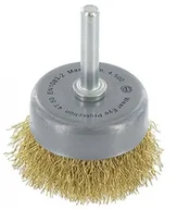 Akcesoria do elektronarzędzi - Szczotka doczołowa 50 mm ABRABORO - drut mosiężny, trzpień - miniaturka - grafika 1
