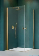 Kabiny prysznicowe - Radaway Nes Gold Kdd I kabina 100x80cm złoty połysk 10021100-09-01L/10021080-09-01R - miniaturka - grafika 1