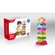 Zabawki interaktywne dla dzieci - Kolorowe, spiralne boisko do piłki - miniaturka - grafika 1