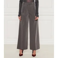 Spodnie damskie - Patrizia Pepe Spodnie | flare fit - miniaturka - grafika 1