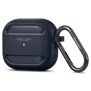 Apple Spigen Etui Spigen Rugged Armor do Opakowania Airpods 3 Charcoal Grey - Akcesoria do słuchawek - miniaturka - grafika 1