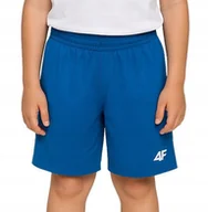 Moda i Uroda OUTLET - Chłopięce spodenki sportowe 4F szybkoschnące 4F M318 36S niebieski 98/104 - miniaturka - grafika 1