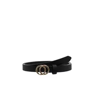 Paski - ONLY ONLRASMI Slim Jeans Belt NOOS pasek, czarny, 85, czarny - miniaturka - grafika 1