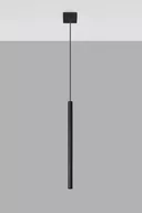 Lampy sufitowe - Sollux Lighting Lampa wisząca PASTELO 1 czarna - miniaturka - grafika 1