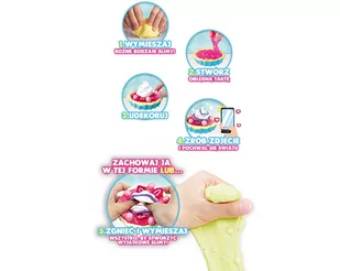 EPEE Slimy Fabryka Cukiernika Żółta tarta 094541 - Zabawki kreatywne - miniaturka - grafika 3