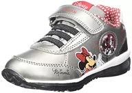Buty dla dziewczynek - Geox Body dziewczęce B TODO Girl A sneakersy, srebrne/czerwone, 22 EU - miniaturka - grafika 1