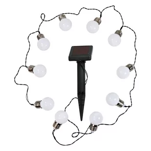 Sanico 309280 Lampki Solarne Sznurkowe Led Białe - Lampy ogrodowe - miniaturka - grafika 1