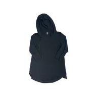 Bluzy damskie - Czarna bluza damska z kapturem ANNE KLIEN SPORT M - miniaturka - grafika 1