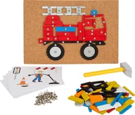 Gry planszowe - Przybijanka dla dzieci pojazdy miejskie Small Foot - miniaturka - grafika 1