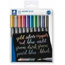 Staedtler Flamaster pędzelkowy 10 kolorów - Przybory szkolne - miniaturka - grafika 1