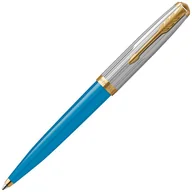 Długopisy - Długopis Parker 51 Premium Turquoise Gt, Parker - miniaturka - grafika 1
